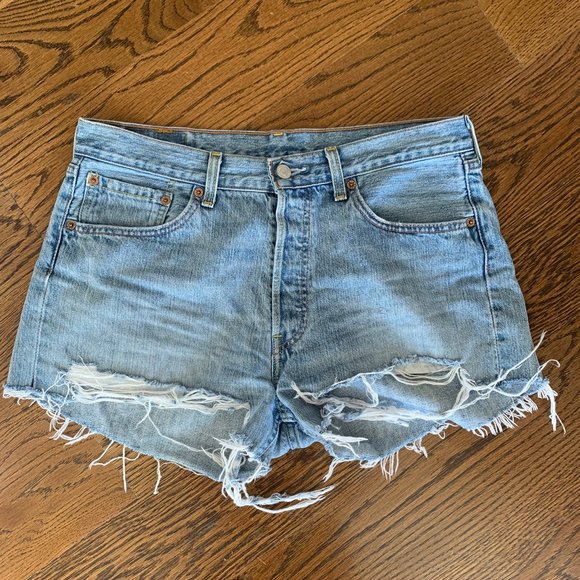 vintage levi cut off shorts